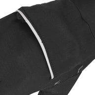 Basic Gloves by Nofel in black, lightweight brushed fabric with snug fit, reflective logo, and Touch Tec fingers for warmth and everyday use.