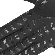 Basic Gloves by Nofel in black with brushed fabric, lightweight warmth, snug fit, reflective logo, and touch Tec fingers for everyday use