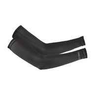 Vent Mesh Arm Cover by Craft in black, breathable sleeves to keep warm during early competition kilometers for running and outdoor use