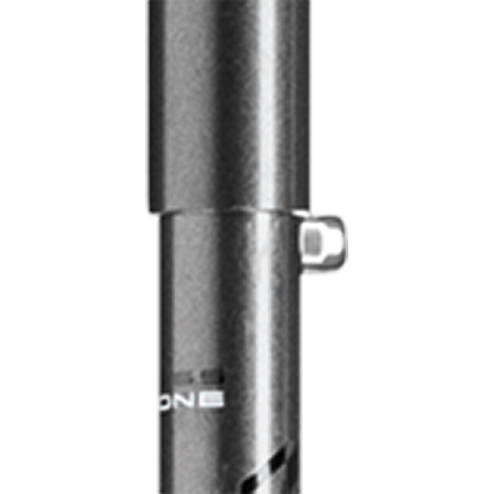 Evotrail FX ONE TA by Leki in black, stable high-strength aluminum trail running pole with cork grip for outdoor use