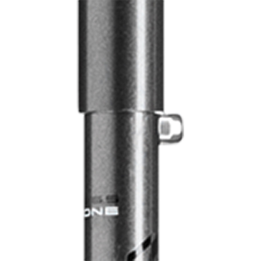 Evotrail FX ONE TA by Leki in black, stable high-strength aluminum trail running pole with cork grip for outdoor use