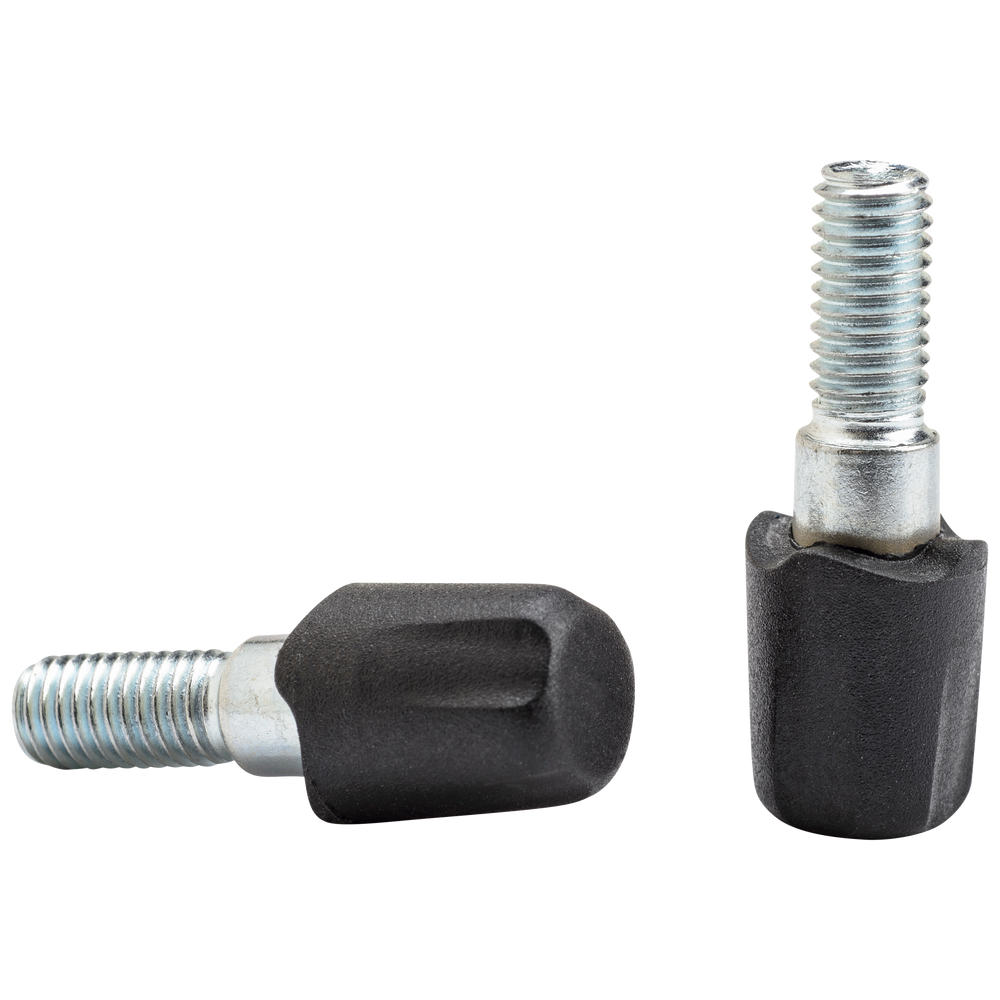 Tech Tip - Rubber by Black Diamond in black, durable replacement pole tips for hard surfaces with non-marking grip and trail protection
