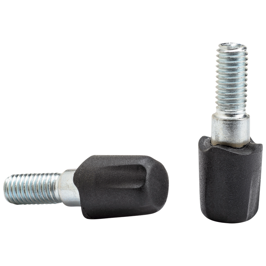 Tech Tip - Rubber by Black Diamond in black, durable replacement pole tips for hard surfaces with non-marking grip and trail protection
