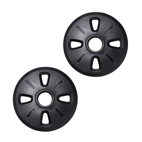 Distance Baskets Large by Black Diamond in black, durable pole accessory compatible with Distance Series Poles, ideal for hiking support