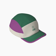 ALZCap SC - C Plus by Ciele in green, purple, and beige with COOLmatic mesh for breathability, low profile fit for running and outdoor use