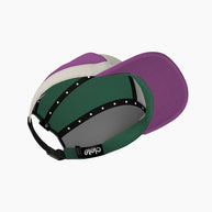 ALZCap SC - C Plus by Ciele in purple and beige with COOLmatic mesh for breathability, low profile headwear ideal for running and outdoor use
