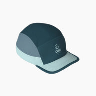 ALZCap SC - C Plus by Ciele in dark blue and light grey with COOLmatic mesh for breathability, low profile fit, ideal for running and outdoor use
