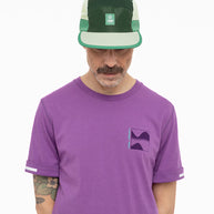 GOCap - C Plus Box by Ciele in green and light grey, lightweight soft brim running cap with reflective details, machine washable, ideal for running and outdoor use in Canada