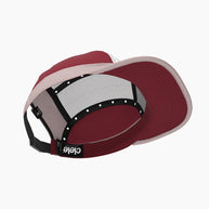 GOCap - C Plus Box by Ciele in red and light grey soft brim running cap, lightweight, reflective, machine washable for running and outdoor use