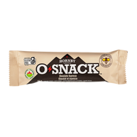 OSnack Chocolate Espresso by Hornby Organic in beige packaging with coffee and peanut butter flavor, organic nutrition from Canada