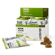 Energy Chews Sport Fuel by Skratch Labs in matcha green tea and lemon, gluten-free nutrition for endurance running and training fuel
