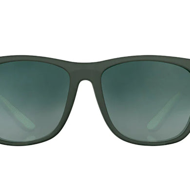 Mint Julep Electroshocks by Goodr in dark green, lightweight glasses designed for active outdoor use and workout recovery.