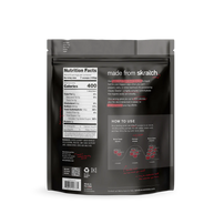 Super High-Carb Sport Drink Mix by Skratch Labs in black pouch, high-calorie liquid fuel for athletes needing extra energy and hydration