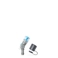 Comet Bite Valve by Hydrapak in grey and blue lightweight hydration valve with self-sealing sip and dust cover for leak prevention