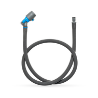 Hydrafusion Tube by Hydrapak in black and blue, lightweight insulated hydration tube designed for durable outdoor use and hydration management
