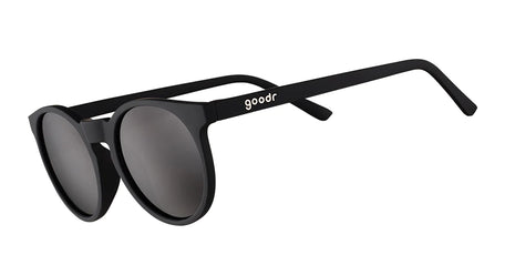 It's Not Black, It's Obsidian by Goodr black obsidian glasses with lightweight volcanic rock-inspired frame ideal for outdoor use