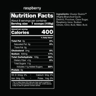Super High-Carb Sport Drink Mix raspberry by Skratch Labs in black and white with 400 calories per serving, high-carb formula for athletes needing extra fuel
