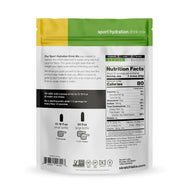 Sport Hydration Drink Mix by Skratch Labs in yellow and green pouch, electrolyte drink mix to replace lost minerals and provide energy during workouts