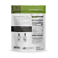 Sport Hydration Drink Mix by Skratch Labs in green pouch, electrolyte replacement mix with light fruit flavor for hydration and energy during workouts