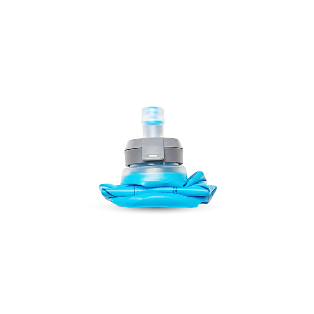 Ultraflask Speed 500 ml by Hydrapak in blue, ultra-light hydration flask weighing just over an ounce for running use