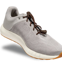 Lock Laces - No Tie Shoelaces in brown and black with double eyelet lock, easy install for secure fit and active use