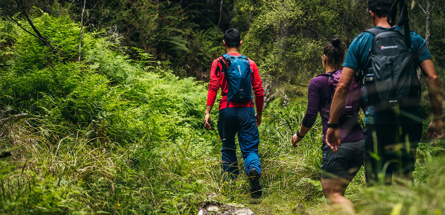 Dart Zip Neck - Women by Montane in red and purple, technical baselayer with recycled fabric, warmth, wicking, breathable for all-mountain use