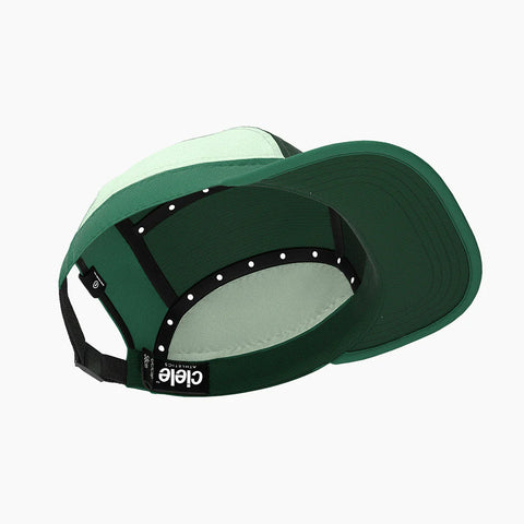 GOCap - C Plus Box by Ciele in green shades, lightweight soft brim running cap with reflective details, machine washable for Canada runners