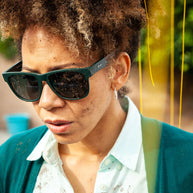 Mint Julep Electroshocks by Goodr in dark green sunglasses with durable frame designed for active rehab and fitness recovery outdoors