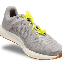 Lock Laces - No Tie Shoelaces in neon yellow by Lock Laces with double eyelet lock for easy installation and secure fit on athletic shoes