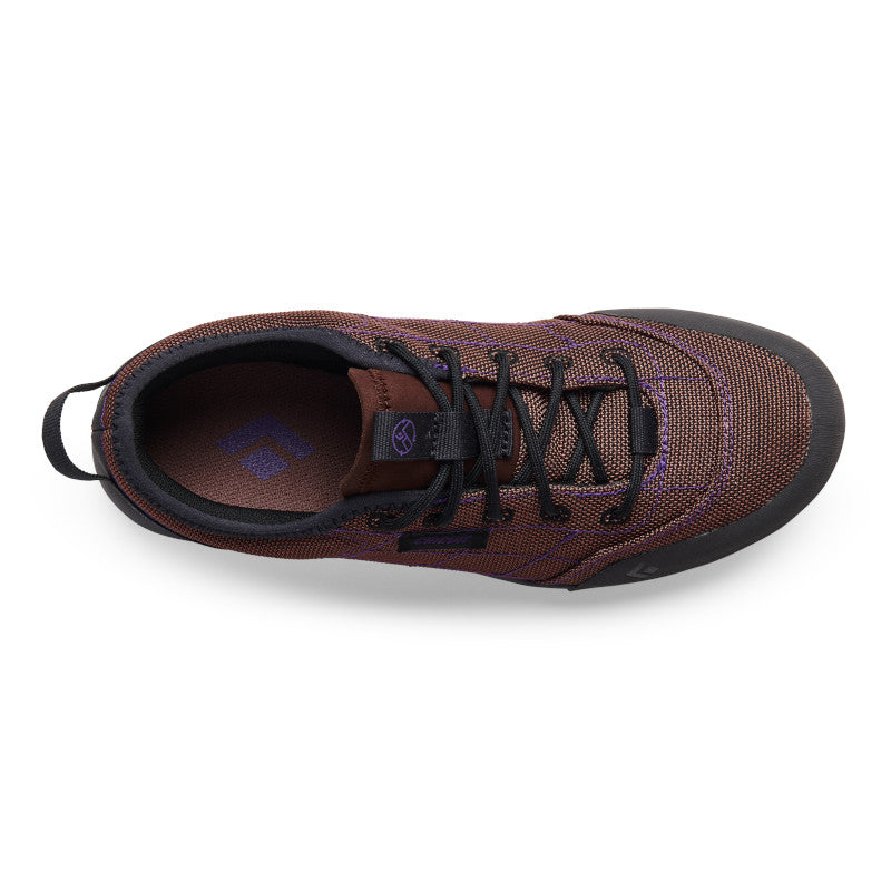 Circuit 2 Shoes - Women - FINAL SALE by Black Diamond in brown and black, lightweight sustainable approach shoes ideal for everyday wear