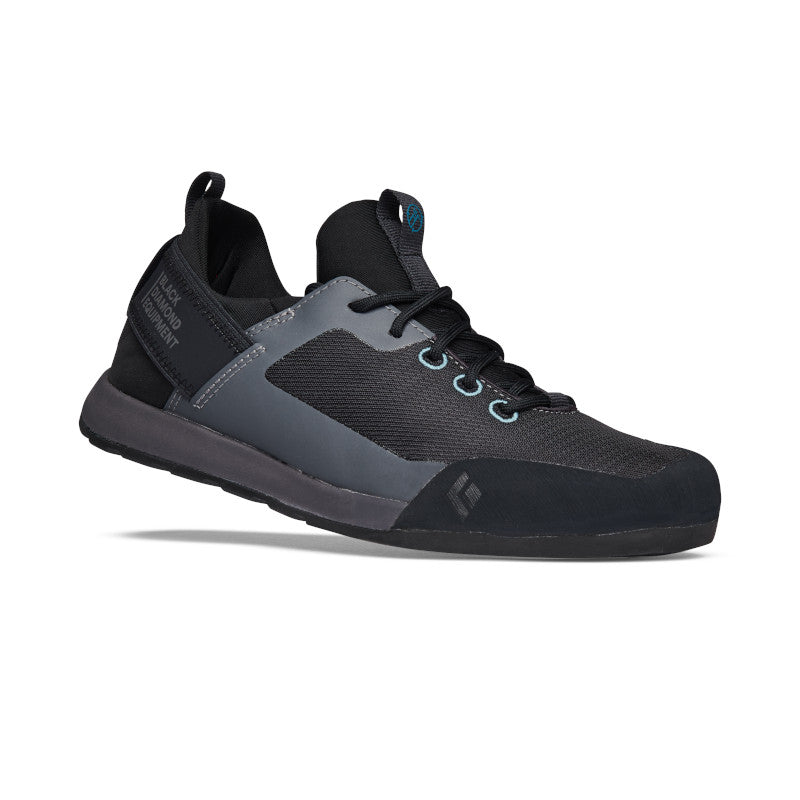 Session 2 Shoes - Women - FINAL SALE by Black Diamond in black and grey, slip-on style with sustainable materials, comfort, and performance