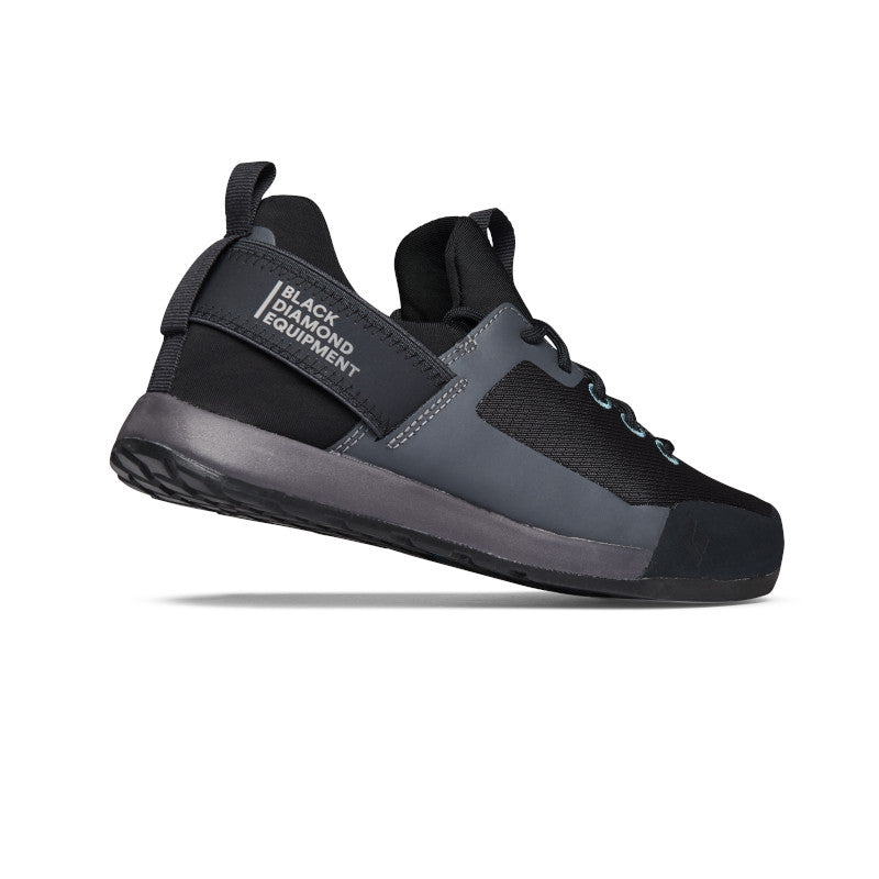 Session 2 Shoes - Women - FINAL SALE by Black Diamond in black and grey, slip-on style with sustainable materials for comfort and performance