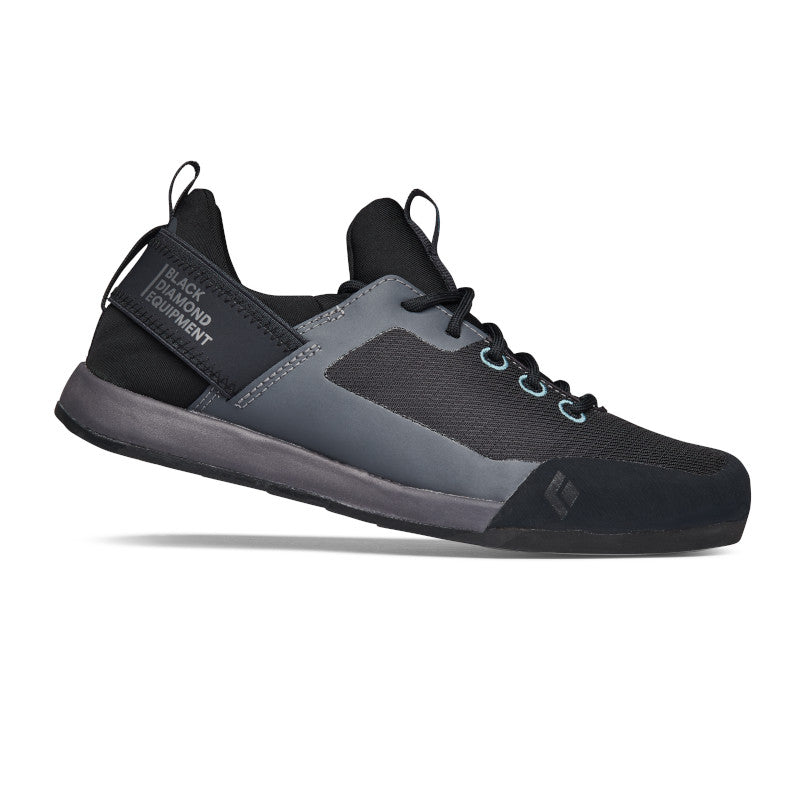 Session 2 Shoes - Women - FINAL SALE by Black Diamond in black and grey with slip-on design, comfort, sustainable materials for lifestyle use