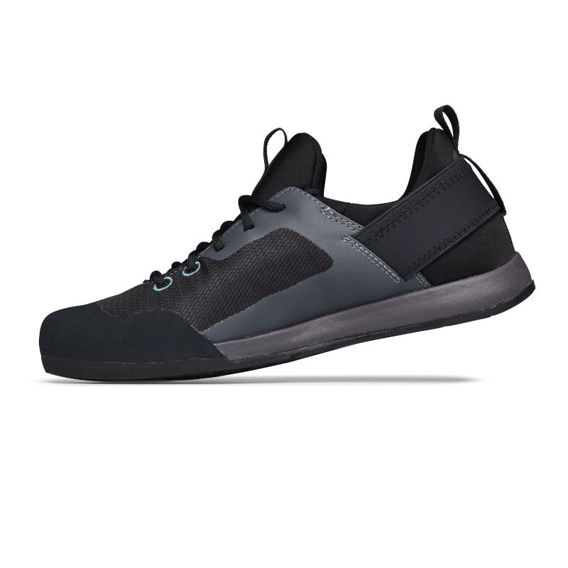 Session 2 Shoes - Women - FINAL SALE by Black Diamond in black and grey, lightweight shoe with slip-on comfort and sustainable materials for lifestyle use