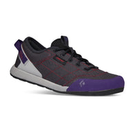 Circuit 2 Shoes - Women - FINAL SALE by Black Diamond in black and purple, sustainable approach shoe with modern design for lifestyle use
