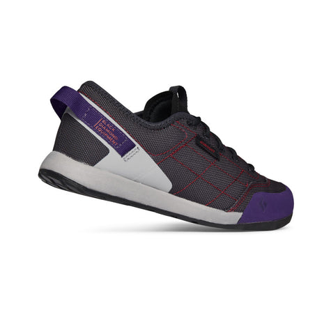 Circuit 2 Shoes - Women - FINAL SALE by Black Diamond, black and purple approach shoe with sustainable materials ideal for everyday wear.