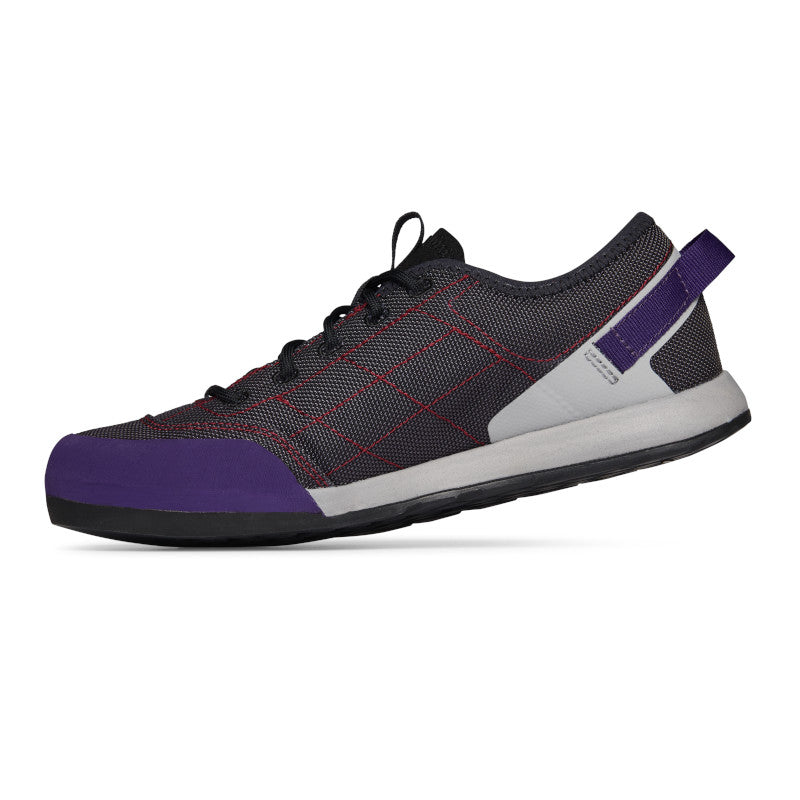 Circuit 2 Shoes - Women - FINAL SALE by Black Diamond in black white and purple, sustainable approach shoe for everyday lifestyle use